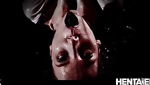 Stranger INSIDE - Huge Black tentacles deposit eggs inside of a tiny red head - Lottie Magne
